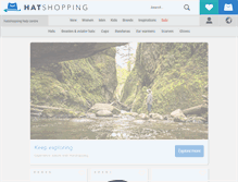 Tablet Screenshot of hatshopping.co.uk